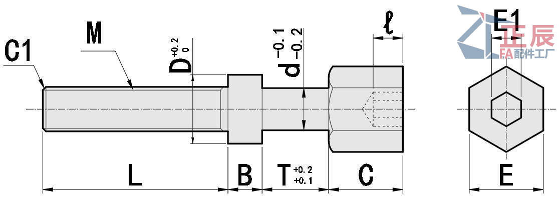 ضبط البراغي Hex Socket Head AJSTR AJSTMR